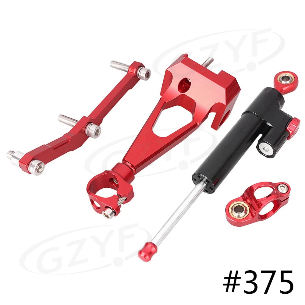 CNC Aluminum Steering Damper Stabilizer Safety Control w/ Mounting Bracket For Yamaha MT-09 2013-2015 Anodized, 19 Colors
CNC Aluminum Steering Damper Stabilizer Safety Control w/ Mounting Bracket For Yamaha MT-09 2013-2015 Anodized, 19 Colors
