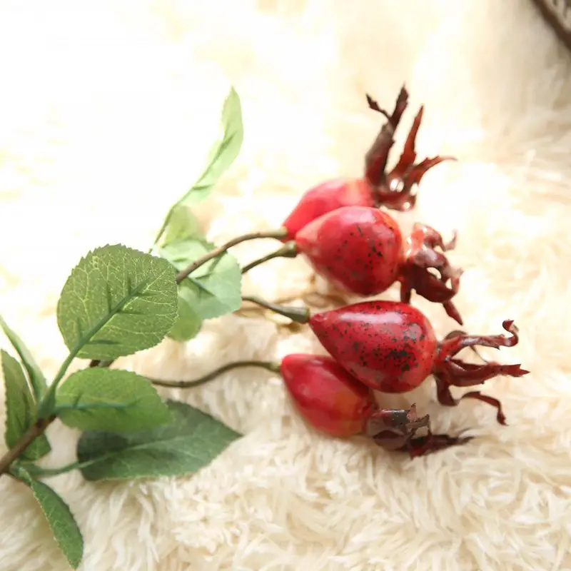 Rose Fruit Simulation of Pomegranate Berry Simulation Flower Wedding Home Decoration Wedding Holiday 47 Cm Long
Rose Fruit Simulation of Pomegranate Berry Simulation Flower Wedding Home Decoration Wedding Holiday 47 Cm Long