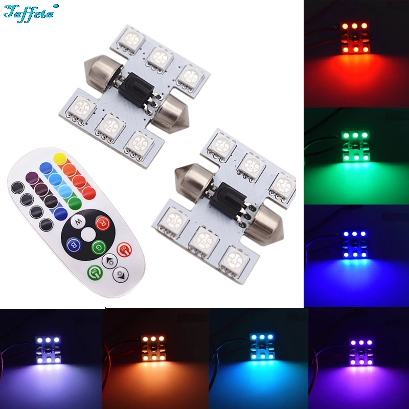 1 комплект, 31 мм 5050 6 SMD Светодиодная лампа с дистанционным управлением, RGB Светодиодная лампа для автомобильного купола, лампа для чтения для ...
1 комплект, 31 мм 5050 6 SMD Светодиодная лампа с дистанционным управлением, RGB Светодиодная лампа для автомобильного купола, лампа для чтения для ...