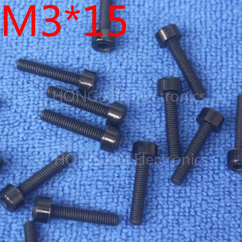 M3*15 Black Cap Screws 100pcs Nylon Inner Hexagon Socket Head 15mm Plastic Bolt Insolation brand RoHS compliant
M3*15 Black Cap Screws 100pcs Nylon Inner Hexagon Socket Head 15mm Plastic Bolt Insolation brand RoHS compliant