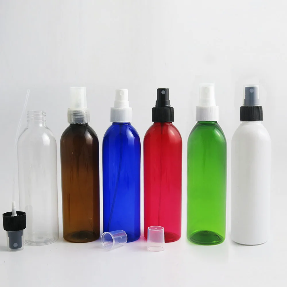 20 x DIY 250MLClear Amber Red Blue PET Perfume Bottle With Plastic Mist Sprayer 250ML Plastic Bottle With Mist Sprayer
20 x DIY 250MLClear Amber Red Blue PET Perfume Bottle With Plastic Mist Sprayer 250ML Plastic Bottle With Mist Sprayer