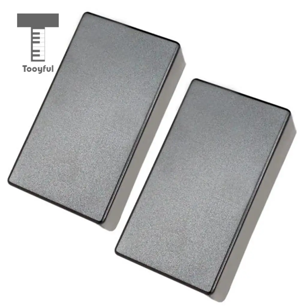 Tooyful 2 Pcs Plastic Sealed Closed Double Coil Guitar Humbucker Pickup Covers No Hole for Electric Guitar Musical Part Decor
Tooyful 2 Pcs Plastic Sealed Closed Double Coil Guitar Humbucker Pickup Covers No Hole for Electric Guitar Musical Part Decor