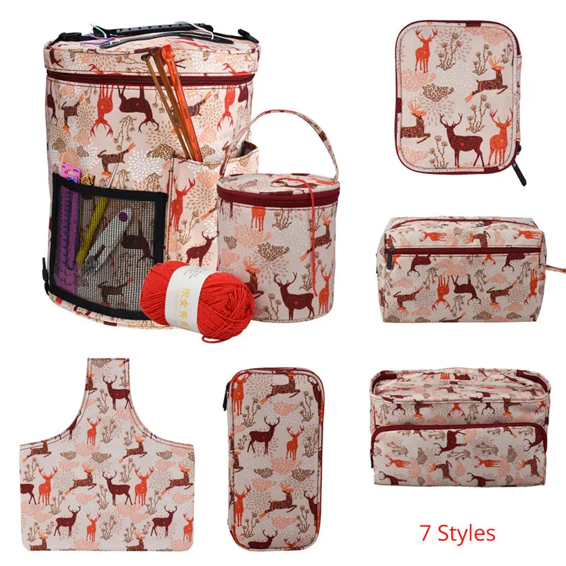 Looen 7 Styles Empty Knitting Bag Yarn Storage Crochet Bag For Crochet Hook and Knitting Needle Sewing Tools Accessories For Mom
Looen 7 Styles Empty Knitting Bag Yarn Storage Crochet Bag For Crochet Hook and Knitting Needle Sewing Tools Accessories For Mom