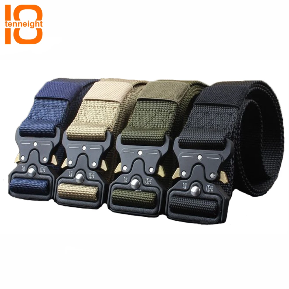 2018 new Men's Military nylon Metal Buckle belt Tactical belt alloy buckle Outdoor combat Training hunting Waist Belts men
2018 new Men's Military nylon Metal Buckle belt Tactical belt alloy buckle Outdoor combat Training hunting Waist Belts men
