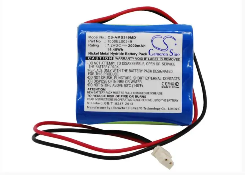 Cameron Sino 2000mAh battery for ALARIS MEDICALSYSTEMS Carefusion GW Volumetric pump IVAC Pompe Asena GW 1000EL00349
Cameron Sino 2000mAh battery for ALARIS MEDICALSYSTEMS Carefusion GW Volumetric pump IVAC Pompe Asena GW 1000EL00349