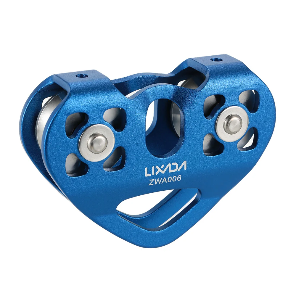 Lixada Outdoor Camping Climbing Slider 30kN Cable Trolley Pulley with Ball Bearing Rock Climbing Caving Work Rescue Equipment
Lixada Outdoor Camping Climbing Slider 30kN Cable Trolley Pulley with Ball Bearing Rock Climbing Caving Work Rescue Equipment
