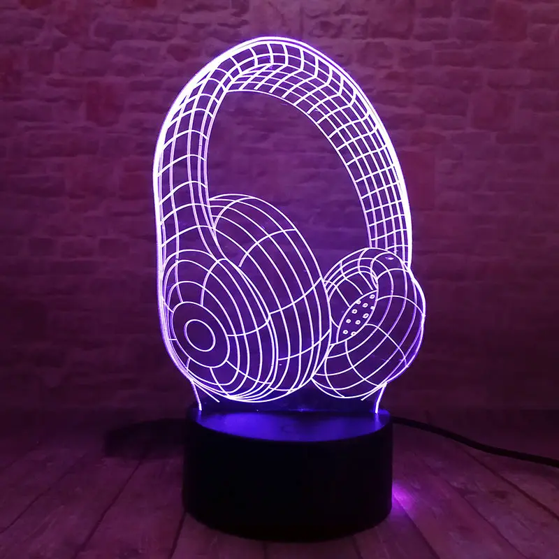LED Luminou Phoneset Model 3D Nightlight Visual Illusion LED Desk Lamp Sleeping Decor Headset Model Toy Best
LED Luminou Phoneset Model 3D Nightlight Visual Illusion LED Desk Lamp Sleeping Decor Headset Model Toy Best