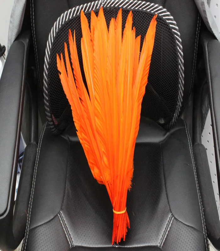50 pieces of high quality natural orange turkey feathers 35-40cm/14-16inch goose feathers for sale, wedding, DIY handmade
50 pieces of high quality natural orange turkey feathers 35-40cm/14-16inch goose feathers for sale, wedding, DIY handmade
