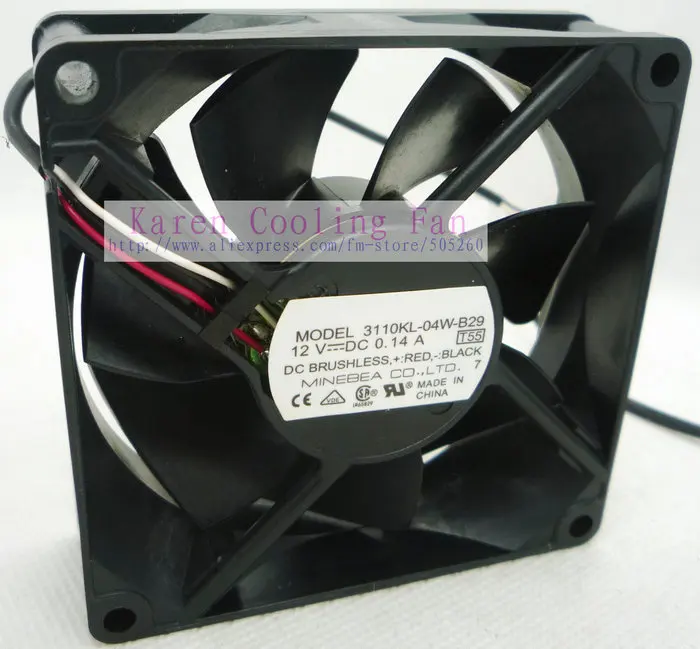 НМБ новый оригинальный 8 см 3110KL-04W-B29 8025 12V 0.14A 3 провода Вентилятор охлаждения
НМБ новый оригинальный 8 см 3110KL-04W-B29 8025 12V 0.14A 3 провода Вентилятор охлаждения