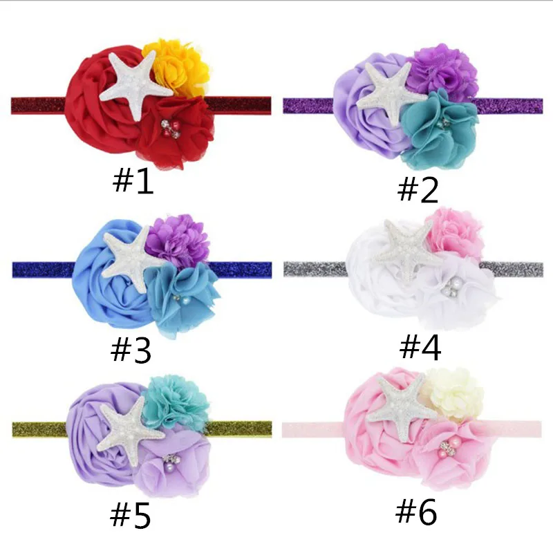 10pcs/lot ,9.5*8cm Marine starfish headband chiffon mesh flower headband hair accessories girl jewelry hot sale
10pcs/lot ,9.5*8cm Marine starfish headband chiffon mesh flower headband hair accessories girl jewelry hot sale