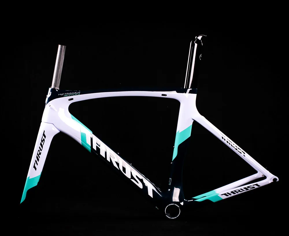 THRUST carbon frame suit Di2 And Mechanical New Super Light Full Road Frame Road Carbon Frame Bicycle Frame Carbon Road 1050g
THRUST carbon frame suit Di2 And Mechanical New Super Light Full Road Frame Road Carbon Frame Bicycle Frame Carbon Road 1050g