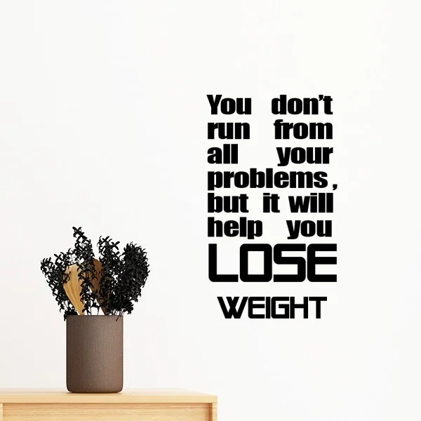 Lose Weight English Slogan Black Letter Removable Wall Sticker Art Decals Mural DIY Wallpaper for Room Decal
Lose Weight English Slogan Black Letter Removable Wall Sticker Art Decals Mural DIY Wallpaper for Room Decal