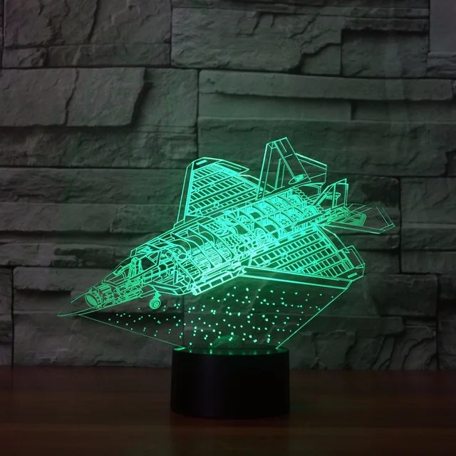 Aircraft 3d Night Light Bedroom Sleeping Lamp 7 Color Changing Plane Shape Small Night Light Atmosphere LED Desk Lamp For Gift
Aircraft 3d Night Light Bedroom Sleeping Lamp 7 Color Changing Plane Shape Small Night Light Atmosphere LED Desk Lamp For Gift