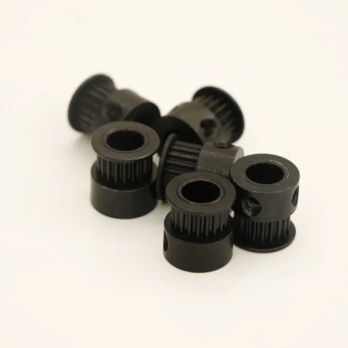 10PCS/LOT GT2 20 teeth timing pulley 8mm bore for belt width 6mm Aluminium oxidation black 2GT 20teeth 20 tooth for 3D printer
10PCS/LOT GT2 20 teeth timing pulley 8mm bore for belt width 6mm Aluminium oxidation black 2GT 20teeth 20 tooth for 3D printer