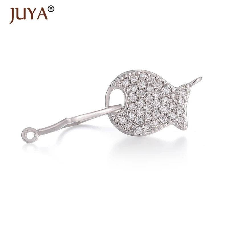 Luxury Copper Zirconia Jewellery Findings Components Fish Charms Connectors For Braided Bracelets Necklace DIY Jewelry Making
Luxury Copper Zirconia Jewellery Findings Components Fish Charms Connectors For Braided Bracelets Necklace DIY Jewelry Making