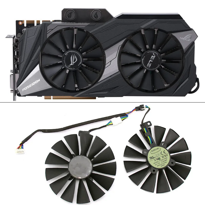 New Original T129215SM 95MM 6pin PC Coling For ASUS GTX1080Ti-P11G-GAMING Video card fan Graphics Card Cooling Fan
New Original T129215SM 95MM 6pin PC Coling For ASUS GTX1080Ti-P11G-GAMING Video card fan Graphics Card Cooling Fan