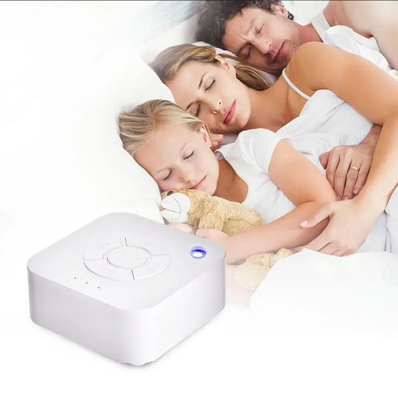 White Noise Machine USB Rechargeable Timed Shutdown Sleep Sound For Sleeping & Relaxation Baby Adult Office Travel | Безопасность и