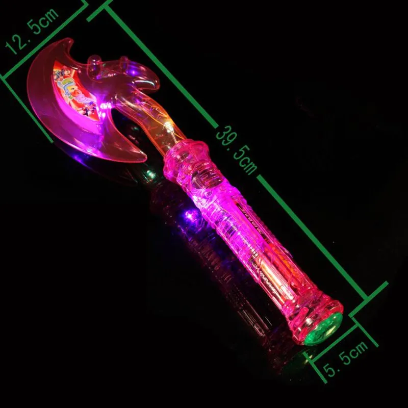 New LED Light Up Glowing Ax Children Flashing Lighted Toys Ax Kids Outdoor Toy Gift Halloween Glow Party Supplies
New LED Light Up Glowing Ax Children Flashing Lighted Toys Ax Kids Outdoor Toy Gift Halloween Glow Party Supplies
