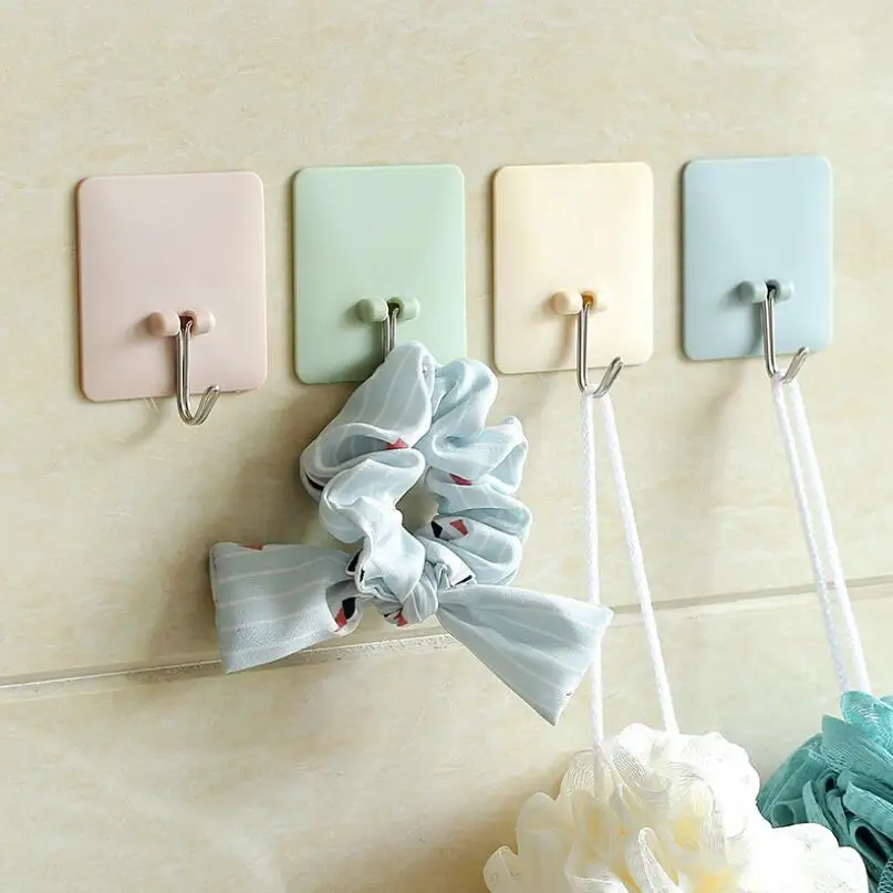 New Arrive Bathroom Kitchen Adhesive Hooks Shelf Hanger Organizer Stick On Wall Hanging Door Clothes Towel Holder LX4675
New Arrive Bathroom Kitchen Adhesive Hooks Shelf Hanger Organizer Stick On Wall Hanging Door Clothes Towel Holder LX4675