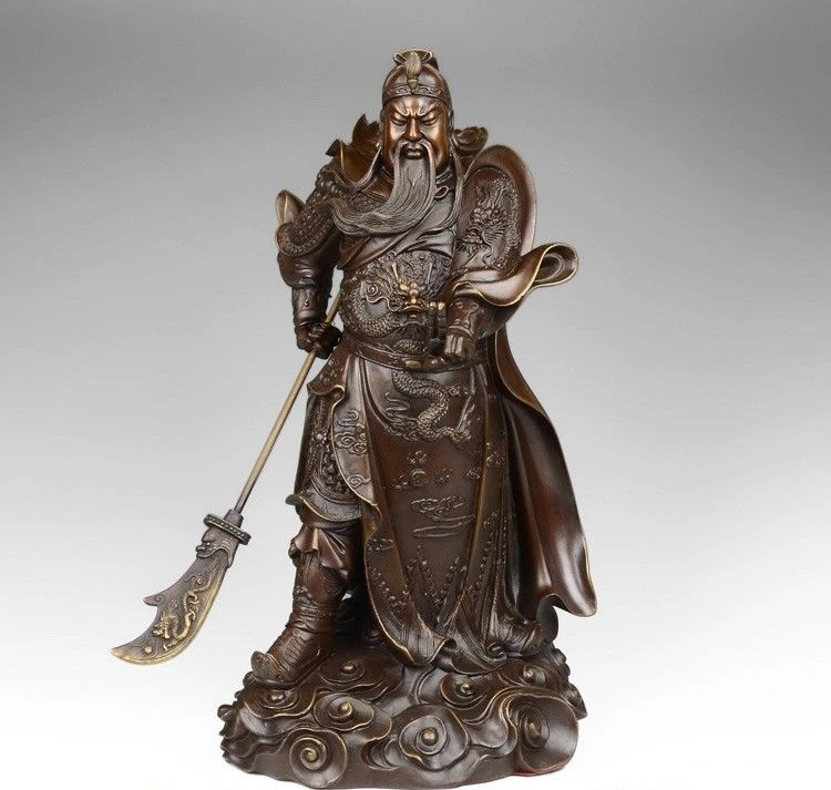 free shipping China Pure Red Copper 2 Finger Guan Gong Guan Yu Buddha Hold Dragon Sword Statue
free shipping China Pure Red Copper 2 Finger Guan Gong Guan Yu Buddha Hold Dragon Sword Statue