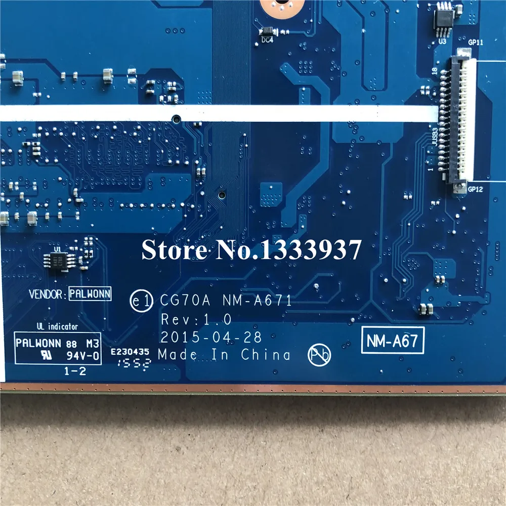 5B20K04319 Mainboard For Lenovo ideapad Z70-45 G70-45 Laptop Motherboard CG70A NM-A671 CPU A8-6410 DDR3L
5B20K04319 Mainboard For Lenovo ideapad Z70-45 G70-45 Laptop Motherboard CG70A NM-A671 CPU A8-6410 DDR3L
