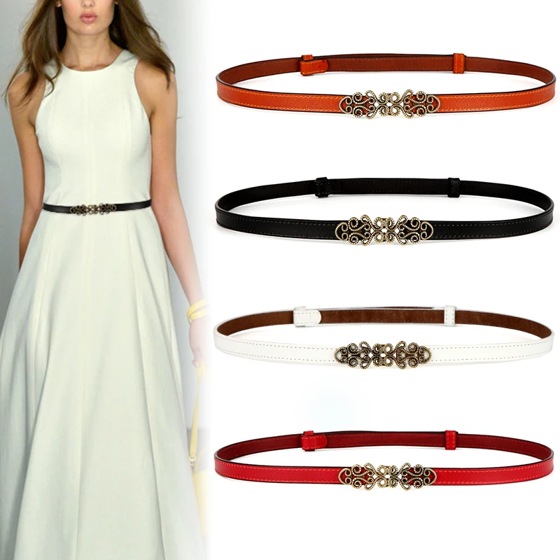 Woman Belt Luxury Brand Genuine leather belts for women fashion adjustable belts dress Jeans Belts thin cowhide waistband brown
Woman Belt Luxury Brand Genuine leather belts for women fashion adjustable belts dress Jeans Belts thin cowhide waistband brown