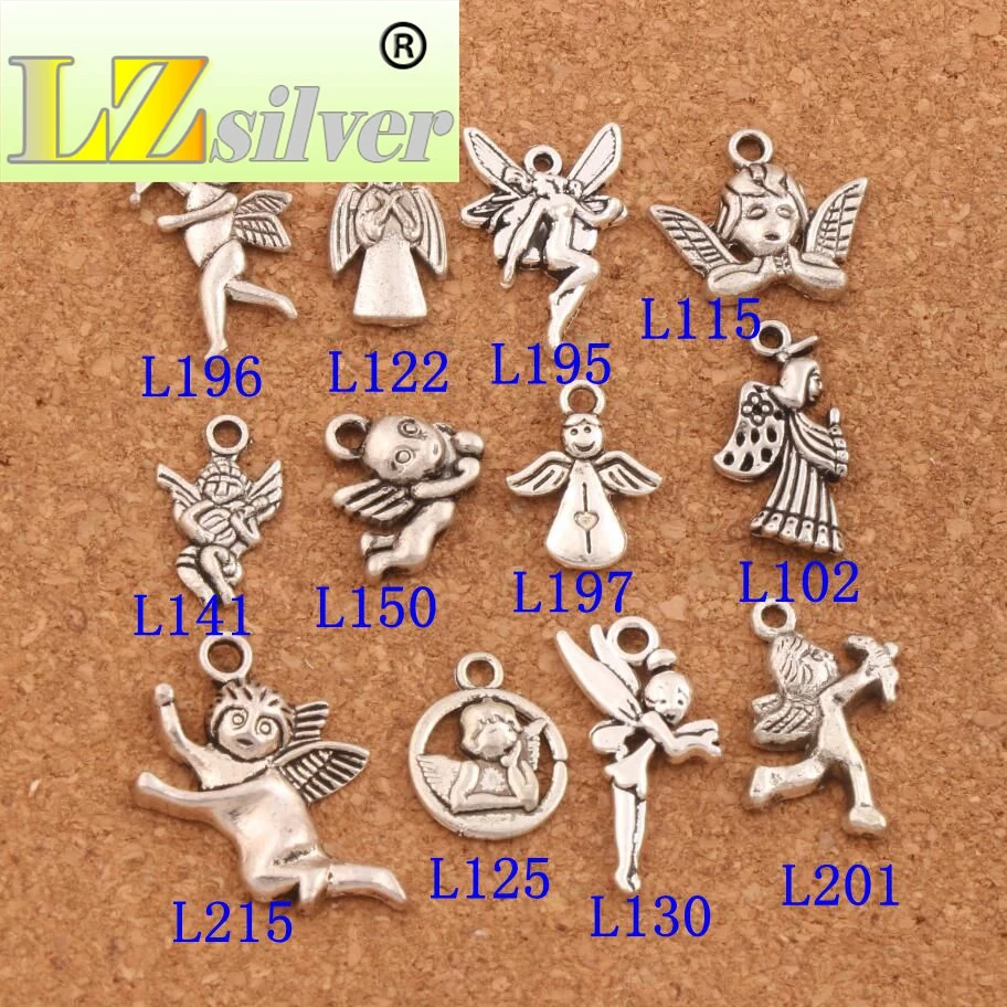 120PCS zinc alloy Angel Dangle Charms Big Hole Beads Fit European Bracelet Jewelry DIY BM58
120PCS zinc alloy Angel Dangle Charms Big Hole Beads Fit European Bracelet Jewelry DIY BM58