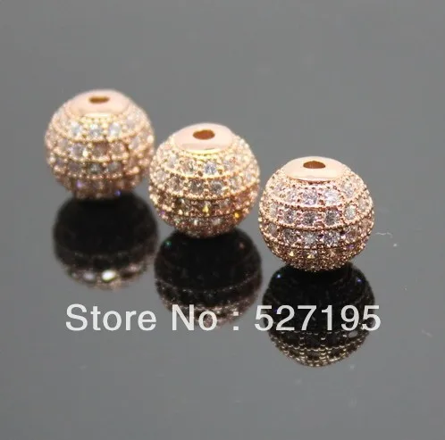 Free Shipping!10mm Boutique Micropave Round Shape Beads, Zircon micro inlay Beads,Brass Zircon beads
Free Shipping!10mm Boutique Micropave Round Shape Beads, Zircon micro inlay Beads,Brass Zircon beads