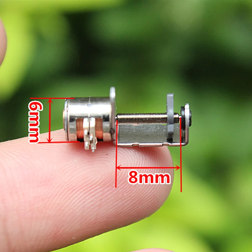 2-Phase 4-Wire Micro Miniature Screw Rod Stepper Motor Micro Stepping Motor for DIY Models Motor Dia 6mm with 8mm Screw Rod
2-Phase 4-Wire Micro Miniature Screw Rod Stepper Motor Micro Stepping Motor for DIY Models Motor Dia 6mm with 8mm Screw Rod
