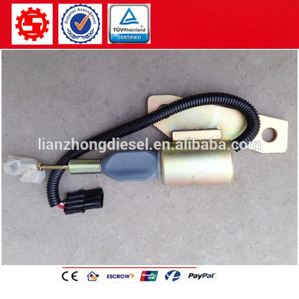 Genuine diesel engine part flmeout stop solenoid valve 3991625, Excavator parts 24V fuel pump solenoid/shutoff solenoid
Genuine diesel engine part flmeout stop solenoid valve 3991625, Excavator parts 24V fuel pump solenoid/shutoff solenoid