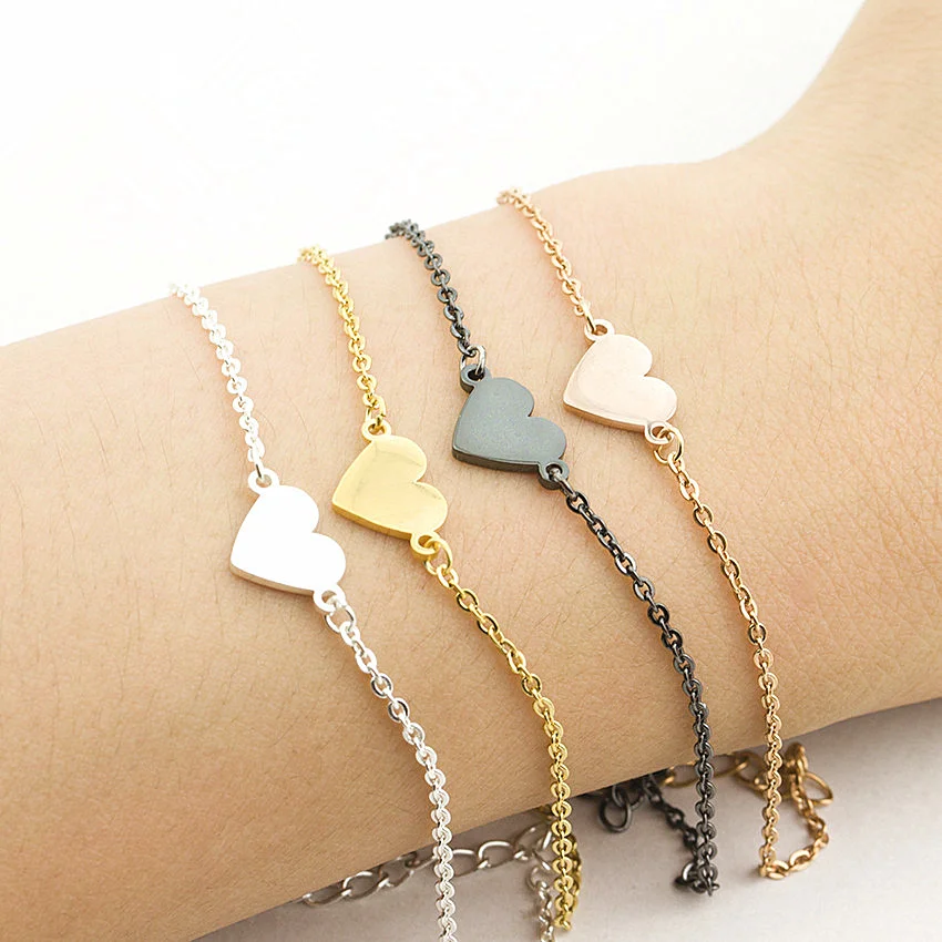 2019 Personality Bracelet Golden Heart Bracelet Gold Chain Racelets Women Boho Jewelry Stainless Steel Bracciali Donna B Birthda
2019 Personality Bracelet Golden Heart Bracelet Gold Chain Racelets Women Boho Jewelry Stainless Steel Bracciali Donna B Birthda