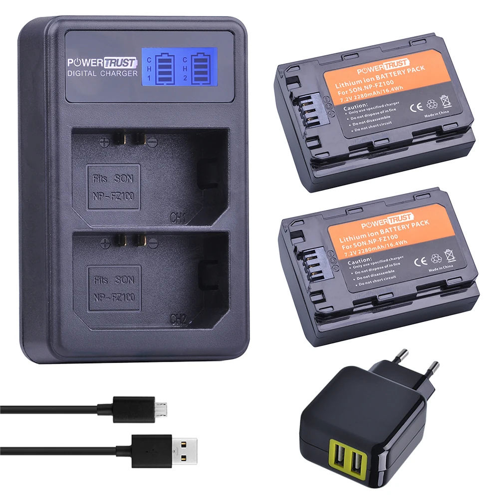 2x NP-FZ100 NPFZ100 NP FZ100 батарея + адаптер переменного тока LCD двойное USB зарядное устройство для Sony BC-QZ1 Alpha 9 9R A9R 9S ILCE9 A7R A7 III ILCE-7M3
2x NP-FZ100 NPFZ100 NP FZ100 батарея + адаптер переменного тока LCD двойное USB зарядное устройство для Sony BC-QZ1 Alpha 9 9R A9R 9S ILCE9 A7R A7 III ILCE-7M3