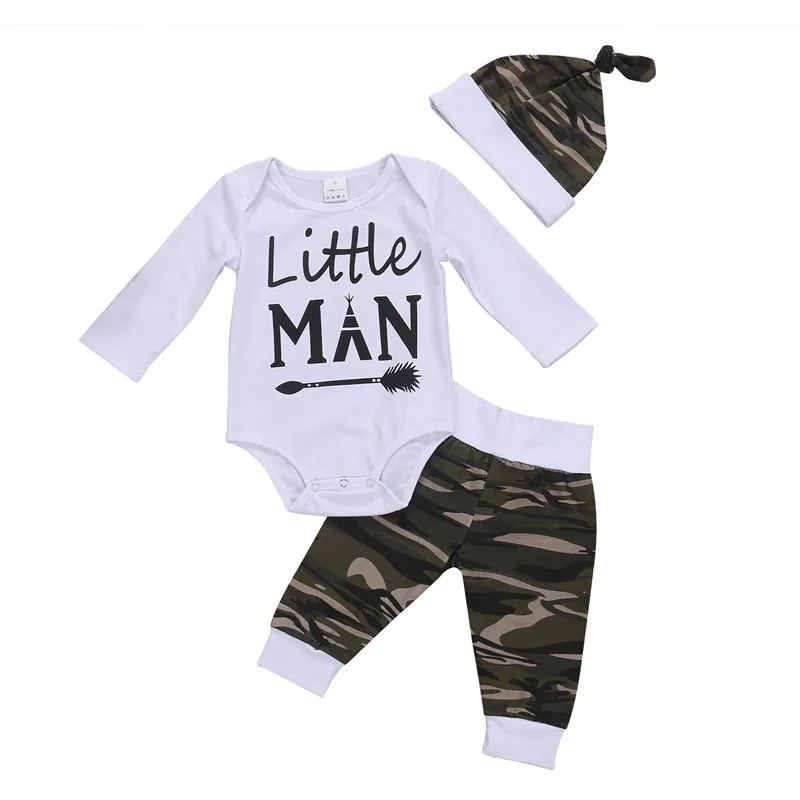 3Pcs Newborn Infant Baby Boys Long Sleeve Letter Rompers Tops Pants Hat Outfits Set Coming Home Outfits Clothing Set
3Pcs Newborn Infant Baby Boys Long Sleeve Letter Rompers Tops Pants Hat Outfits Set Coming Home Outfits Clothing Set