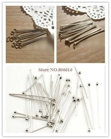 24MM Nickel / White Gold Colour Metal Eye Pins/Head Pins Jewelry Findings
24MM Nickel / White Gold Colour Metal Eye Pins/Head Pins Jewelry Findings