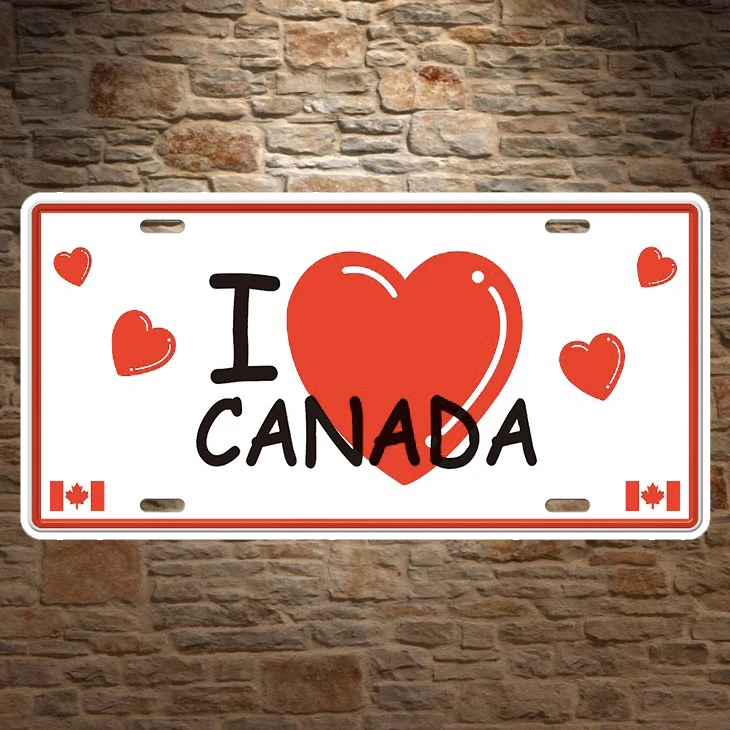 1 pc I love Canada Canadian flag plaques store coffee Tin Plate Sign wall man cave Decoration Metal Art Vintage Poster
1 pc I love Canada Canadian flag plaques store coffee Tin Plate Sign wall man cave Decoration Metal Art Vintage Poster