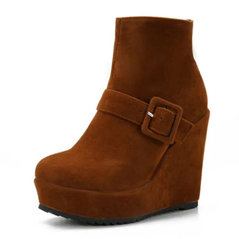 Smeeroon platform shoes super high heels round toe ankle boots autumn winter boots for women zip+buckle women boots
Smeeroon platform shoes super high heels round toe ankle boots autumn winter boots for women zip+buckle women boots