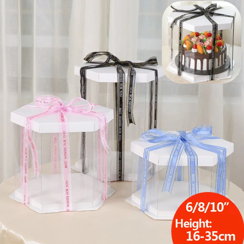 6 set 6/8/10 inch Clear Plastic Cake holder Boxes Cookie Bakery paper packaging wedding Birthday xmas cake carrier display Box
6 set 6/8/10 inch Clear Plastic Cake holder Boxes Cookie Bakery paper packaging wedding Birthday xmas cake carrier display Box