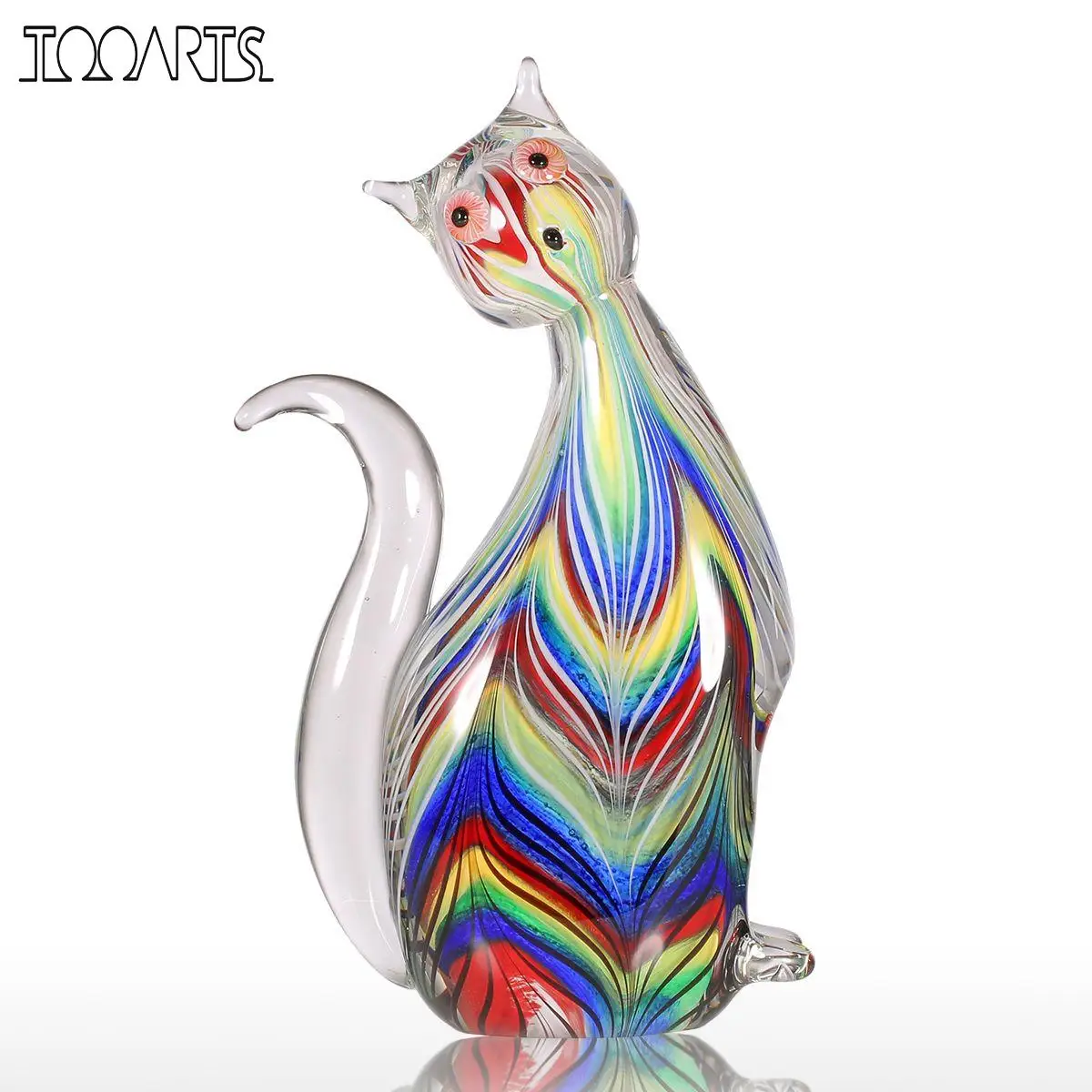 Цветная подарочная стеклянная мини-фигурка животного Tooarts, пресс-папье, ручная работа, домашний декор, аксессуары для украшения дома
Цветная подарочная стеклянная мини-фигурка животного Tooarts, пресс-папье, ручная работа, домашний декор, аксессуары для украшения дома