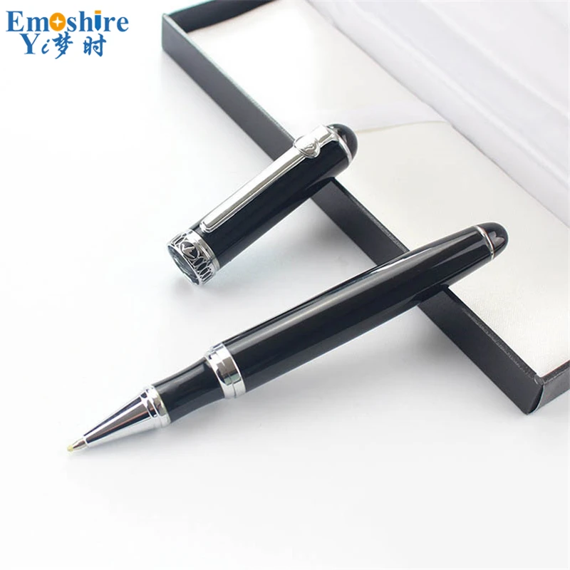 New Arrival Ballpoint Pen Roller Ball Pen Black Silver Clip Metal Stationery Top Brand School Officl Supplies P280
New Arrival Ballpoint Pen Roller Ball Pen Black Silver Clip Metal Stationery Top Brand School Officl Supplies P280