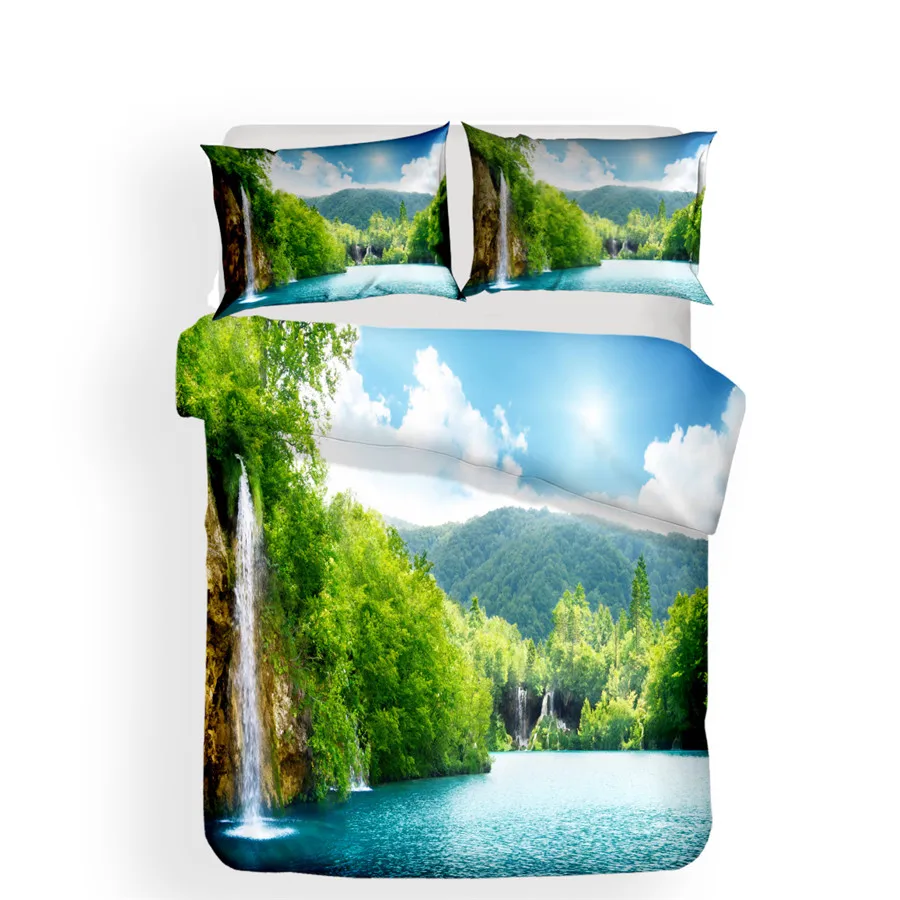 HELENGILI 3D Bedding Set Forest Dreamland Print Duvet Cover Set Bedcloth with Pillowcase Bed Set Home Textiles #MJSL-67
HELENGILI 3D Bedding Set Forest Dreamland Print Duvet Cover Set Bedcloth with Pillowcase Bed Set Home Textiles #MJSL-67