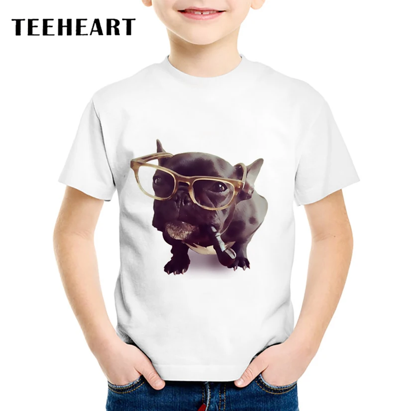 Teeheart Новый Мода 2017 г. Лето Французский бульдог Творческий Дизайн футболка Обувь