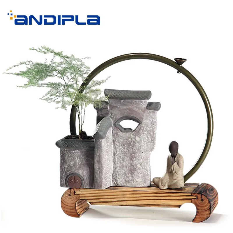 Creative Art Backflow Incense Burner Wooden Base Ceramic Character Vintage House Vase for Office Desktop Decoration Crafts Gifts
Creative Art Backflow Incense Burner Wooden Base Ceramic Character Vintage House Vase for Office Desktop Decoration Crafts Gifts