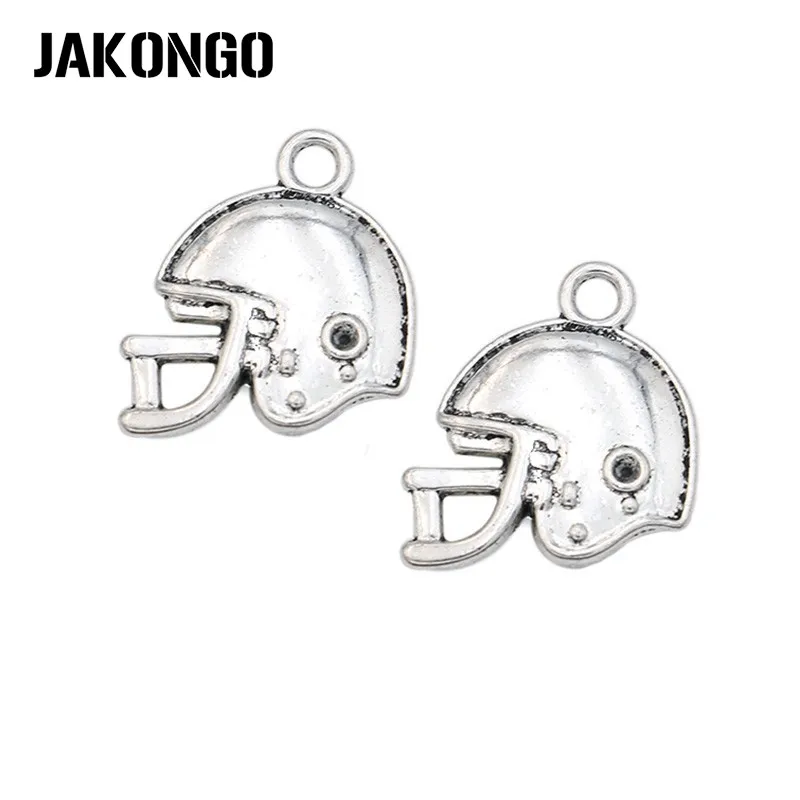 Antique Silver Football Helmet Charms Pendants for Jewelry Making DIY Handmade Craft 19x20mm
Antique Silver Football Helmet Charms Pendants for Jewelry Making DIY Handmade Craft 19x20mm