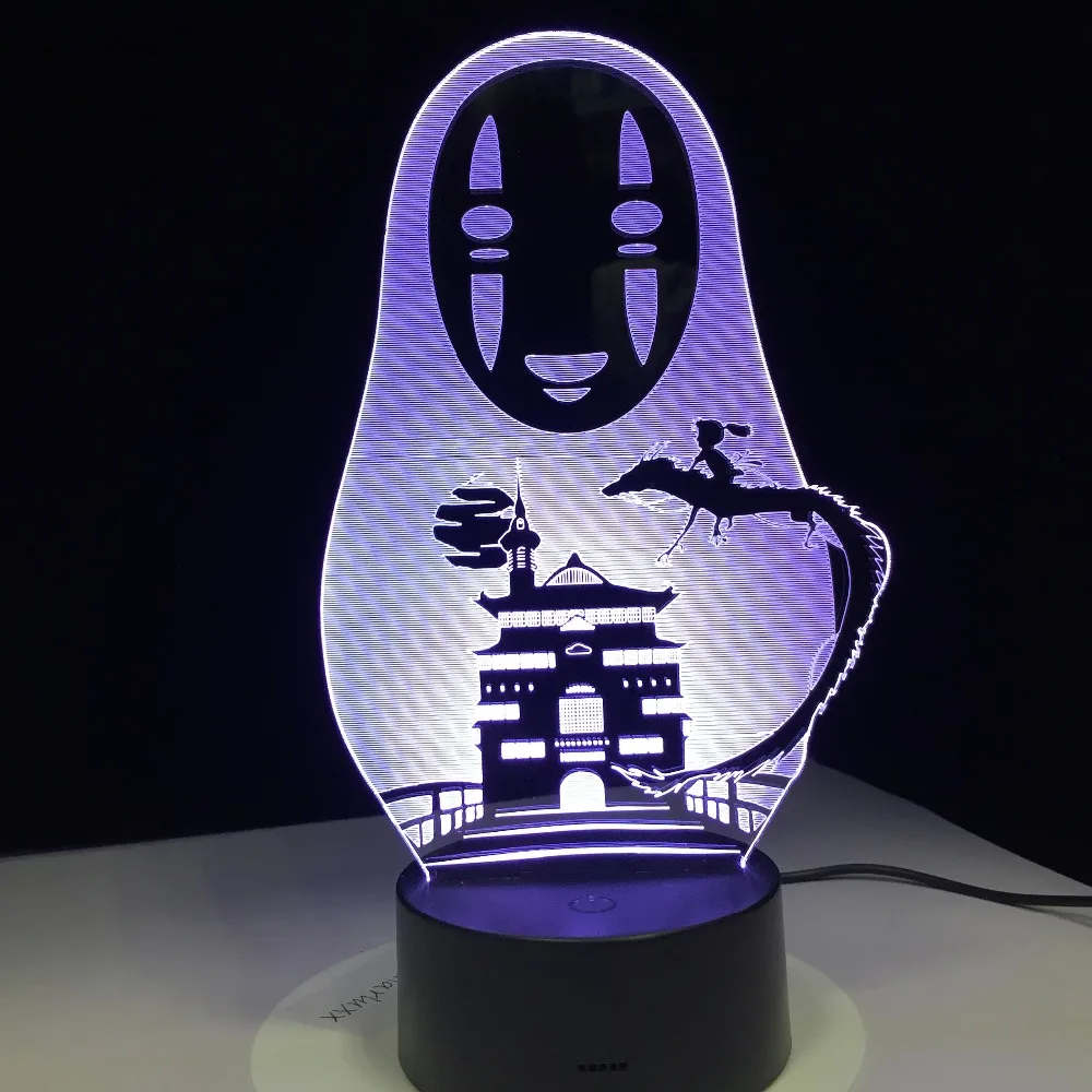 Miyazaki Hayao Anime Spirited Away No Face Man Action Figures Decoration Doll Kids Toys Acrylic 3D LED Lamp 7 Colors Night Light
Miyazaki Hayao Anime Spirited Away No Face Man Action Figures Decoration Doll Kids Toys Acrylic 3D LED Lamp 7 Colors Night Light