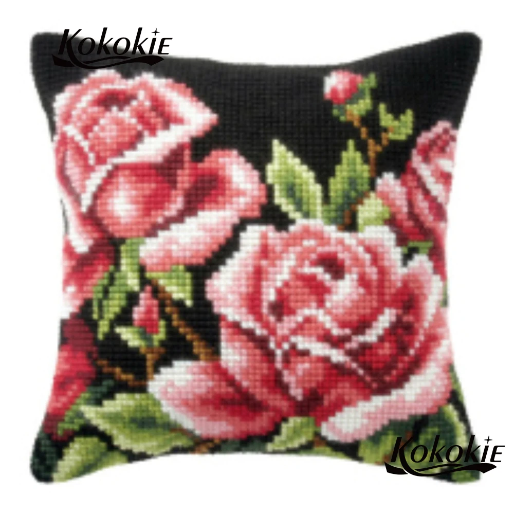 DIY decorative throw pillow case cross stitch pillow kits embroider needlework kits fabric embroidery yarn flowers pillowcase
DIY decorative throw pillow case cross stitch pillow kits embroider needlework kits fabric embroidery yarn flowers pillowcase