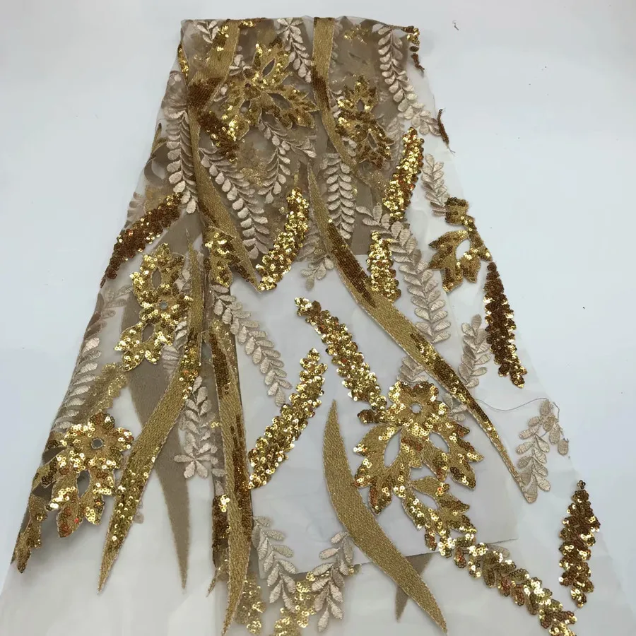 2019 high quality French Nigerian sequins net lace,African tulle mesh sequence lace fabric for party dress 5yards/lot RL050405
2019 high quality French Nigerian sequins net lace,African tulle mesh sequence lace fabric for party dress 5yards/lot RL050405