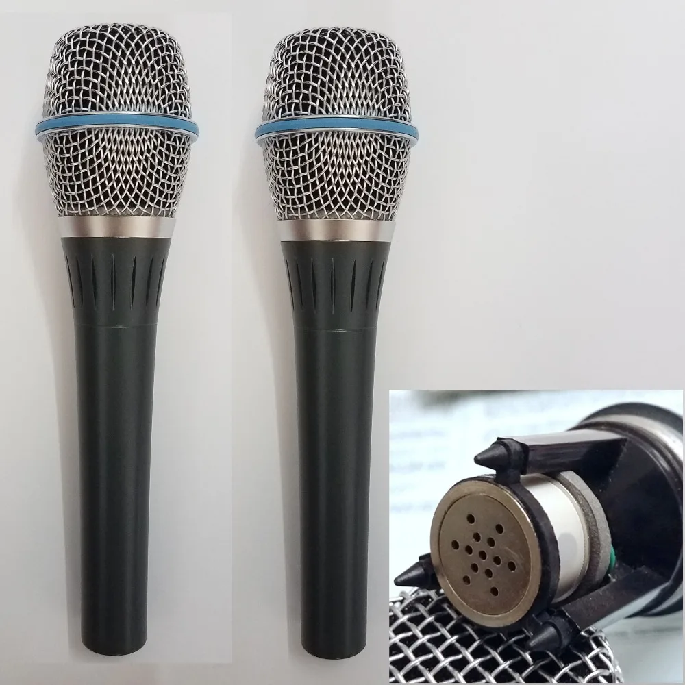 2 Pieces 87A Condenser Supercardioid Microphone Vocal Condenser Microphone handheld professional wire microfono free shippping
2 Pieces 87A Condenser Supercardioid Microphone Vocal Condenser Microphone handheld professional wire microfono free shippping