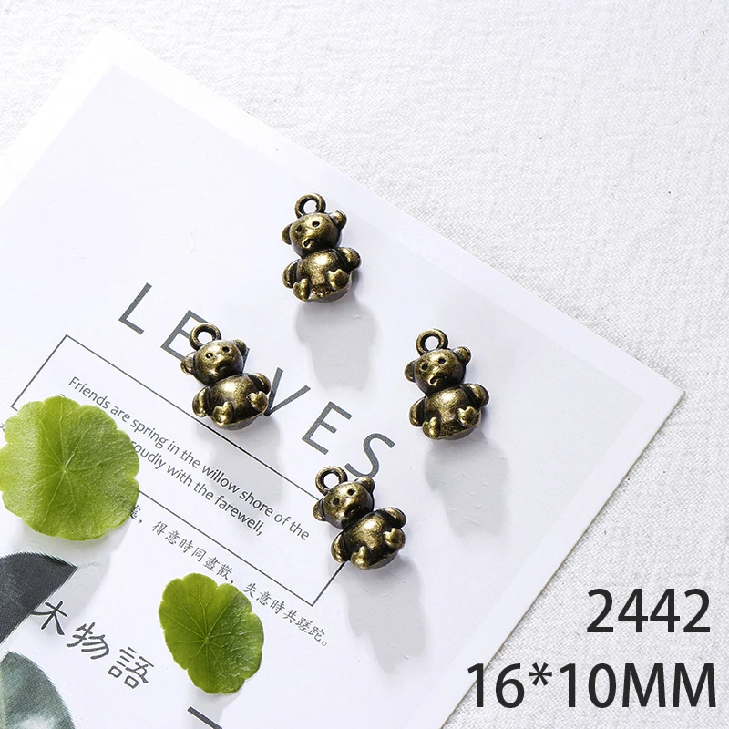 16*10mm 6pcs Bear Alloy Pendant For Diy Jewelry Making 2 Colors Antique Silver Antique Bronze No.2442 
16*10mm 6pcs Bear Alloy Pendant For Diy Jewelry Making 2 Colors Antique Silver Antique Bronze No.2442