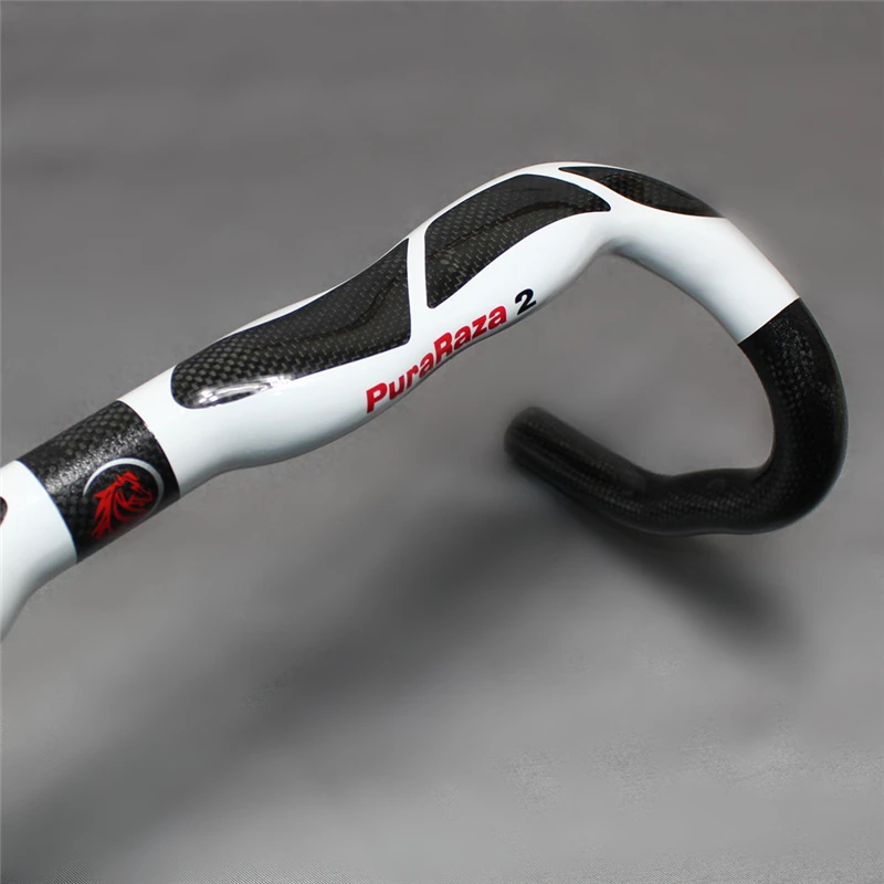 PURA RAZA latest I ultralight / full carbon fiber road bicycle handlebar / car racing handlebar / 400/420/440mm
PURA RAZA latest I ultralight / full carbon fiber road bicycle handlebar / car racing handlebar / 400/420/440mm