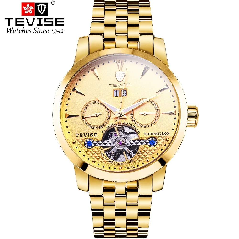 TEVISE Men Automatic Mechanical Wristwatches Auto Date Water Resistant Man watches Week Display Watch Man Clocks Relojes Hombr
TEVISE Men Automatic Mechanical Wristwatches Auto Date Water Resistant Man watches Week Display Watch Man Clocks Relojes Hombr